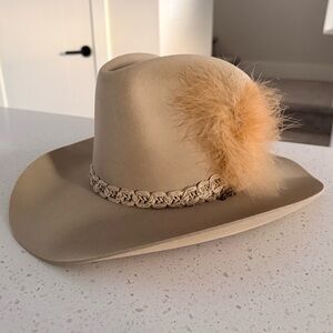 Resistol Stagecoach Tan Felt Cowboy Hat - Size 7